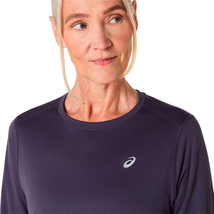 Haut de Sport pour Femme Asics Core Bleu foncé 2