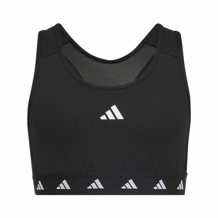 Soutien-gorge de Sport Adidas TechFit Power Noir 0 Soutien-gorge de Sport Adidas TechFit Power Noir 0