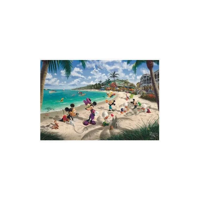 Schmidt Spiele Puzzle Disney Mickey & Minnie en Floride, 200 pièces, À partir de 7 ans - Jeu de société familial