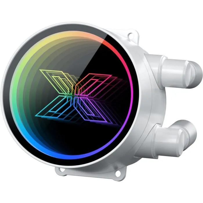 Xigmatek Fenix II 240 Arctic - Watercooling AIO pour CPU - 2 Ventilateurs ARGB 120 mm - Compatible Intel LGA et AMD AM5/AM4 - Blanc