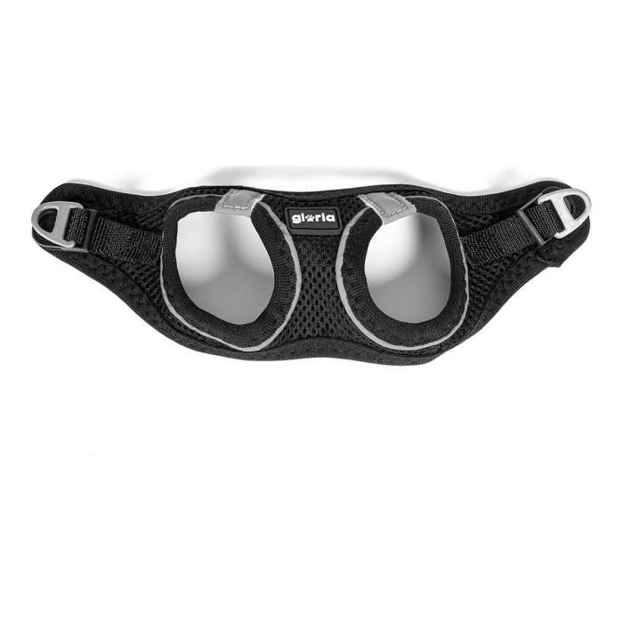 Harnais pour Chien Gloria Air Mesh Trek Star Réglable Noir Taille XXXS (18-20 cm) 3