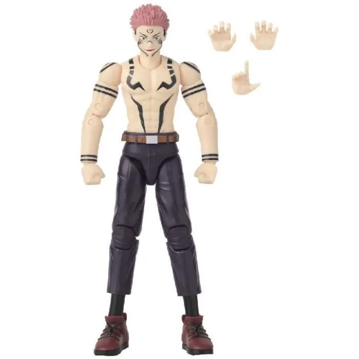 Bandai Anime Heroes Jujutsu Kaisen Figurine 36988 - Ryomen Sukuna en uniforme 17 cm avec 16 points d'articulation Bandai Anime Heroes Jujutsu Kaisen Figurine 36988 - Ryomen Sukuna en uniforme 17 cm avec 16 points d'articulation