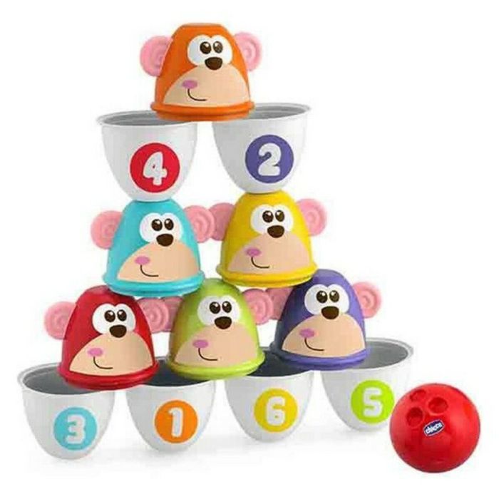 Jeu de Quilles Monkey Strike Chicco (7 pcs) 4 Jeu de Quilles Monkey Strike Chicco (7 pcs) 4