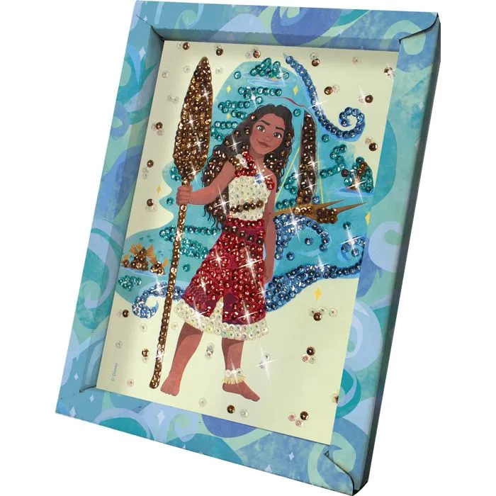 Lansay - Kit loisir créatif Collection Sequins à paillettes Vaiana - Cadre décoratif - Loisirs créatifs enfants dès 7 ans Lansay - Kit loisir créatif Collection Sequins à paillettes Vaiana - Cadre décoratif - Loisirs créatifs enfants dès 7 ans