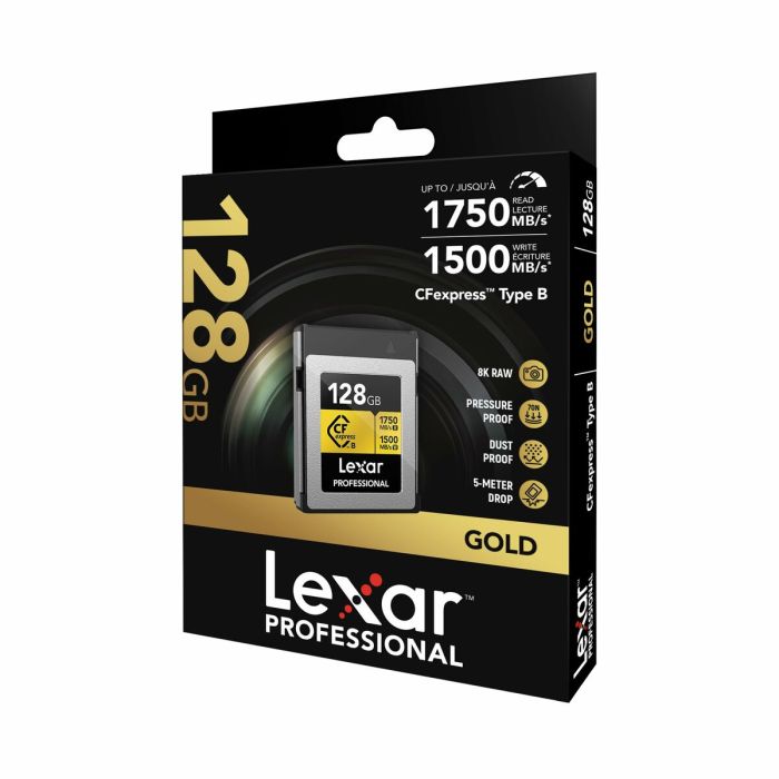 Carte Mémoire SD Lexar LCXEXPR128G-RNENG 128 GB 4