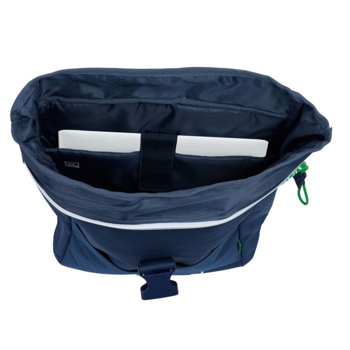 Sacoche pour Portable Benetton Green Blue marine 28 x 42 x 13 cm 3