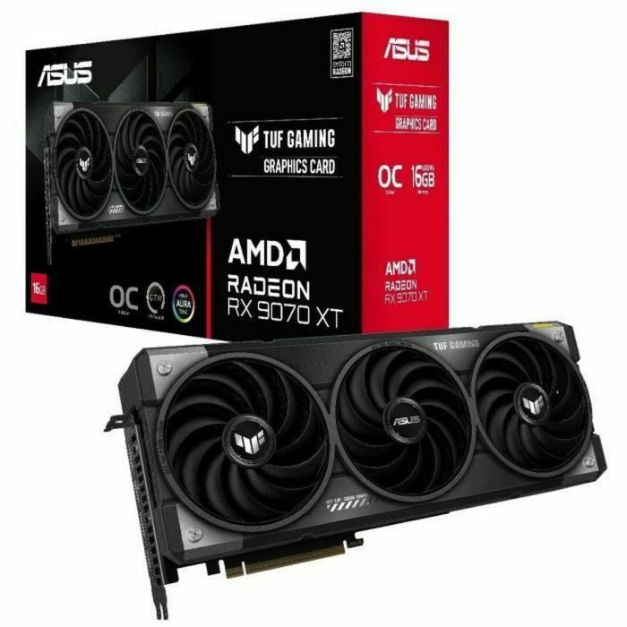 Carte Graphique Asus 90YV0L70-M0NA00 16 GB radeon rx 9070 xt GDDR6 31 Carte Graphique Asus 90YV0L70-M0NA00 16 GB radeon rx 9070 xt GDDR6 31