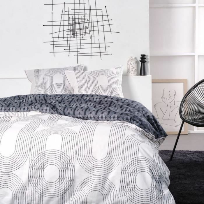 Today Parure de lit double Sunshine 220 x 240 cm 100% Coton imprimé