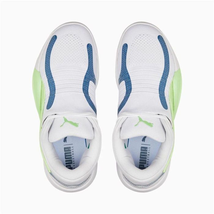 Chaussures de Basket-Ball pour Adultes Puma 377012 14 Blanc 4