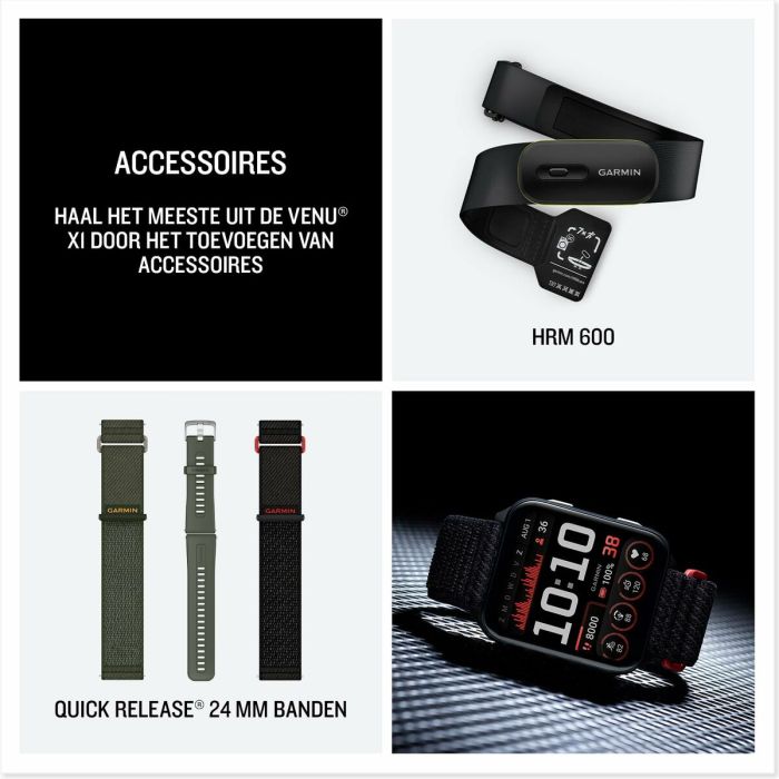 Montre intelligente GARMIN 010-02980-02 Noir Ardoise 2" 2