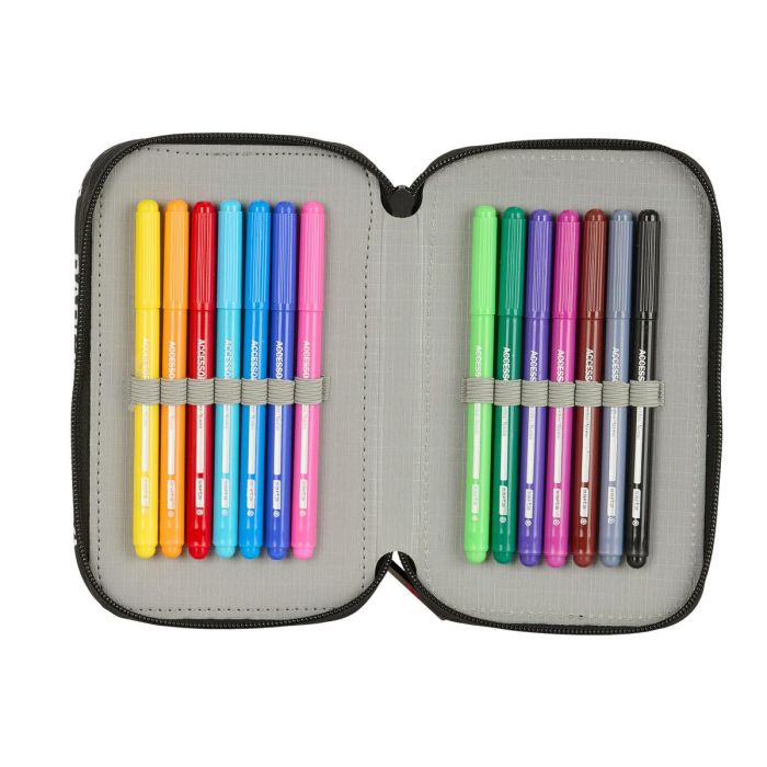 Fourre-tout F.C. Barcelona Noir 12,5 x 19,5 x 5,5 cm 37 Pièces 1