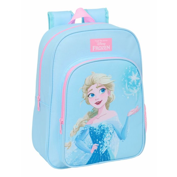 Cartable Frozen Bleu Rose 26 x 34 x 11 cm 3