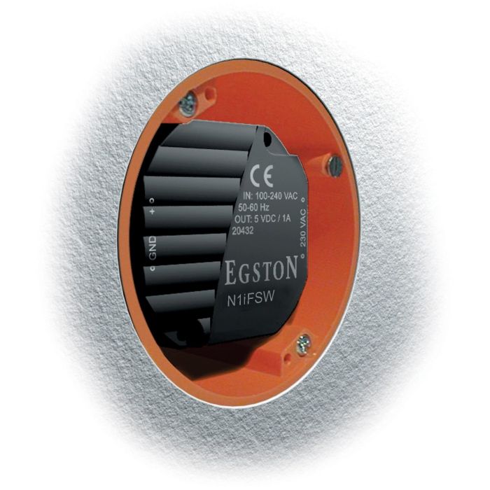 Z ALLNET Ersatznetzteil 12V/2,5A Unterputznetzteil rund Standard 76mm Egston 3