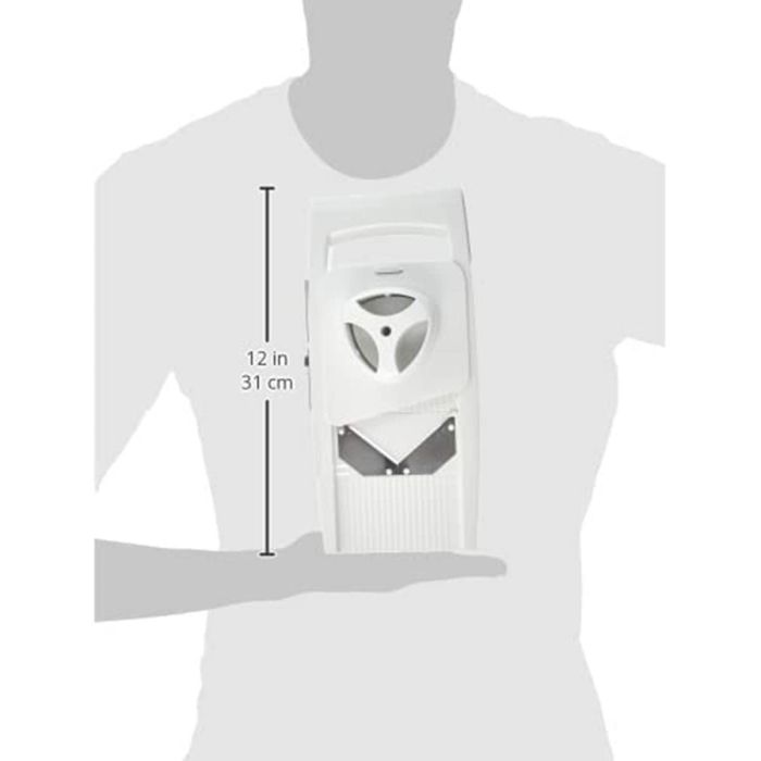 Mandoline-Râpe Leifheit Blanc Acier inoxydable Plastique 4 en 1 6 Mandoline-Râpe Leifheit Blanc Acier inoxydable Plastique 4 en 1 6