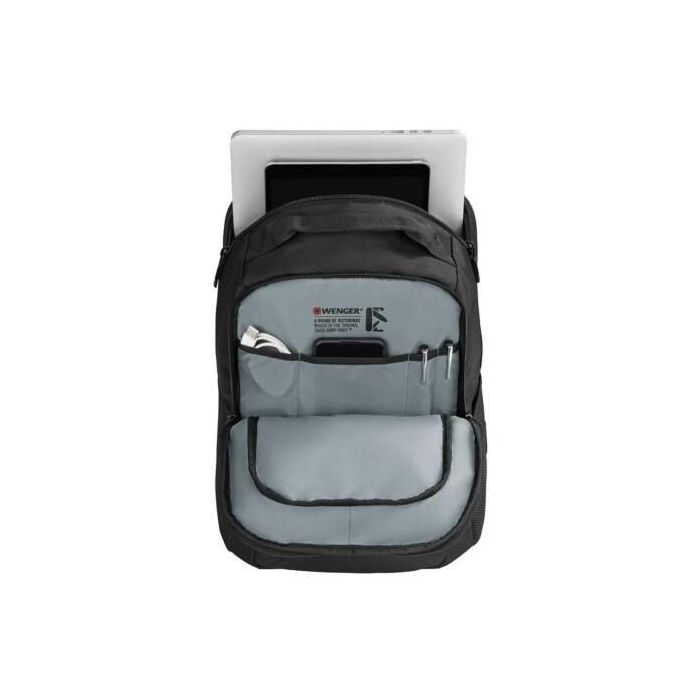 SwissGear 611905 Sac à Dos pour Ordinateur Portable 16 Pouces (40,6 cm) Noir - Compartiment pour Tablette, en Polyester