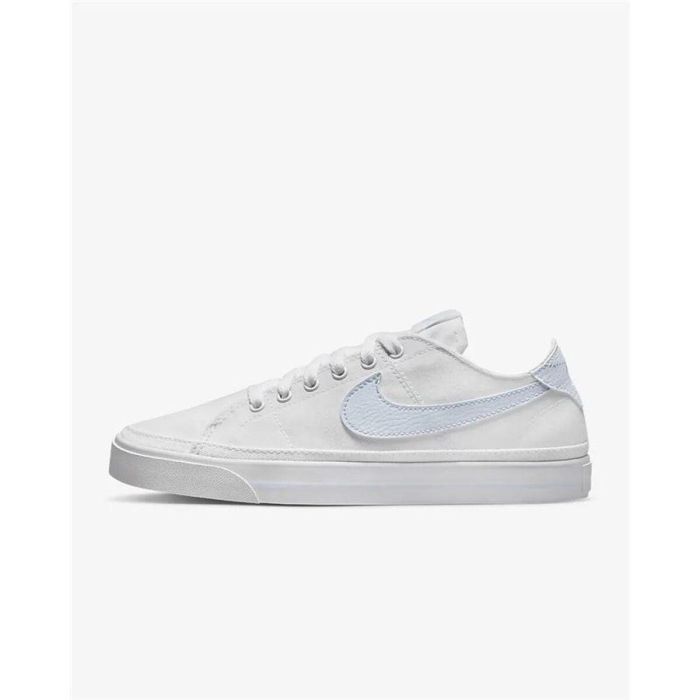 Baskets Casual pour Femme Nike Court Legacy Canvas Blanc 7