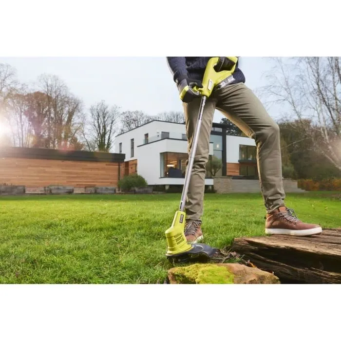 Ryobi RLM18X33B40 Pack tondeuse sans fil + coupe-bordures ONE+ 18V (33 cm) avec batterie 4 Ah et chargeur inclus