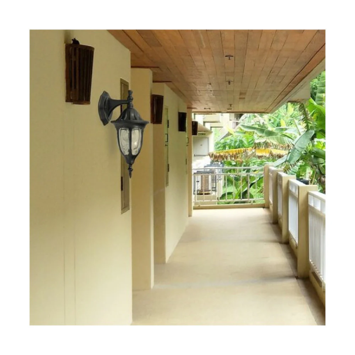 RABALUX Applique d'extérieur Milano 1xE27 IP43 Noir Métal Verre Classique RAB-8341 2 RABALUX Applique d'extérieur Milano 1xE27 IP43 Noir Métal Verre Classique RAB-8341 2