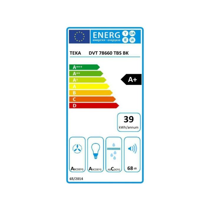 Hotte standard Teka 112930042 70 cm 700 m3/h 61 dB 280W Blanc A+ 1