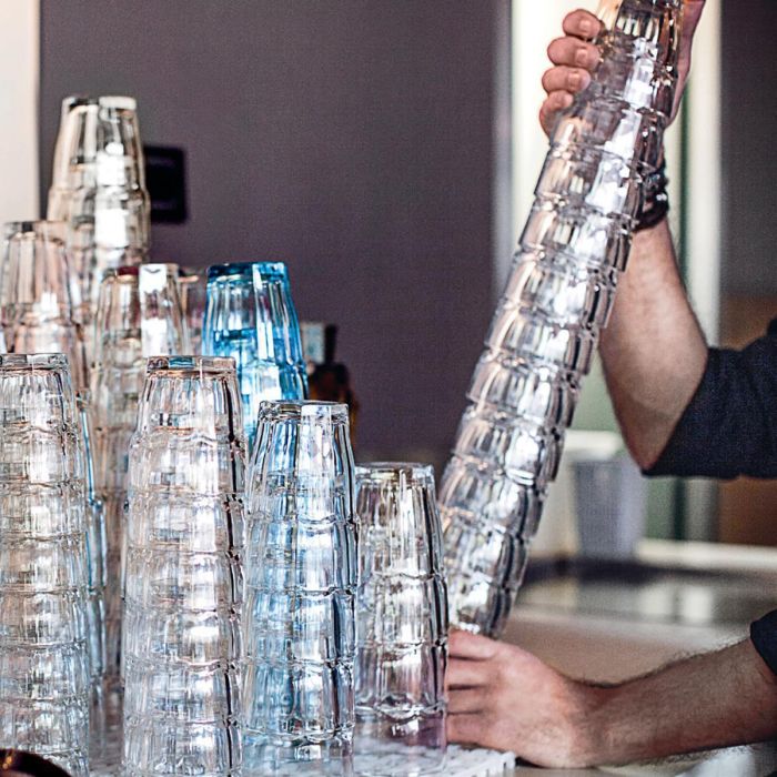 Vaso Alto Vidrio Rock Bar Bormioli Rocco 37 cL (6 Unidades) 2