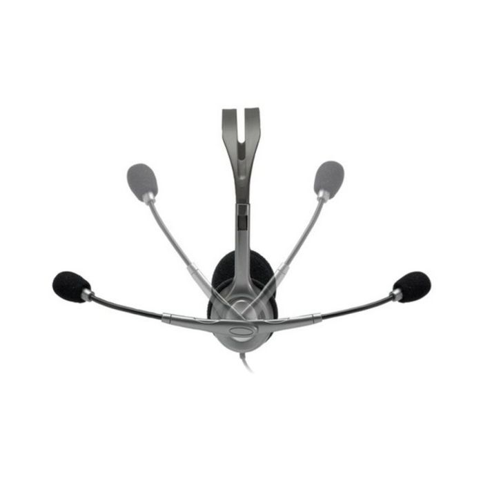 Casques avec Microphone Logitech 981-000593 Noir Gris 4 Casques avec Microphone Logitech 981-000593 Noir Gris 4