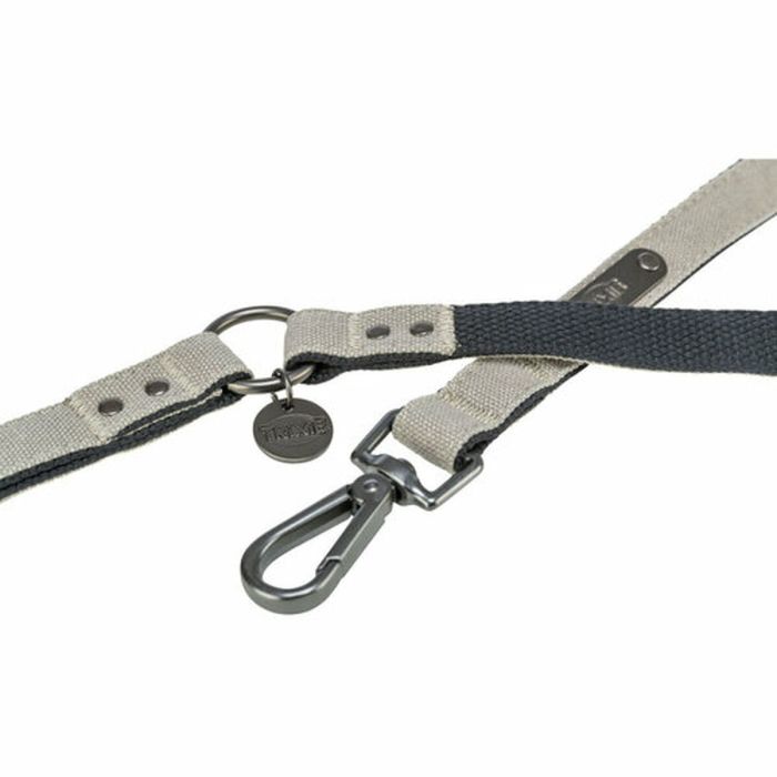 Laisse réglable pour chien Trixie CityStyle Gris clair M/L 1