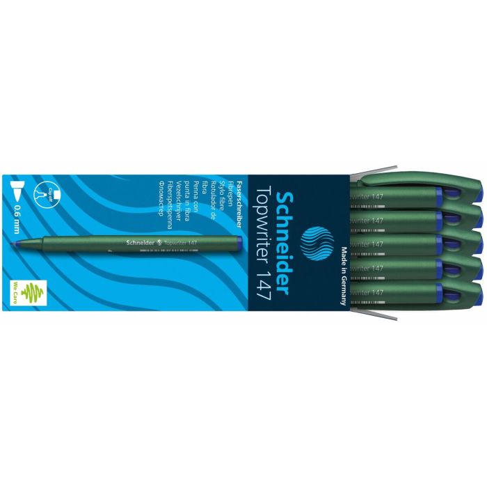 Marqueur Schneider Topwriter 147 Bleu (10 Unités) 1 Marqueur Schneider Topwriter 147 Bleu (10 Unités) 1