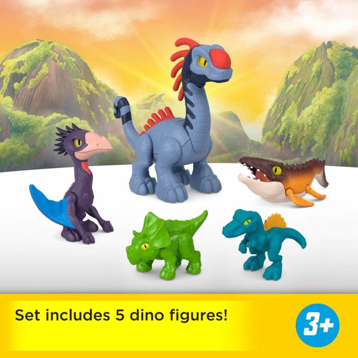 Playset Imaginext Jurassic World Multicouleur 10 Pièces 5