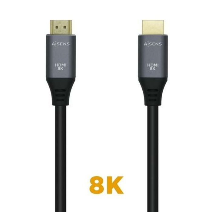 Câble HDMI Aisens A150-0426 Noir Noir/Gris 1 m 0 Câble HDMI Aisens A150-0426 Noir Noir/Gris 1 m 0
