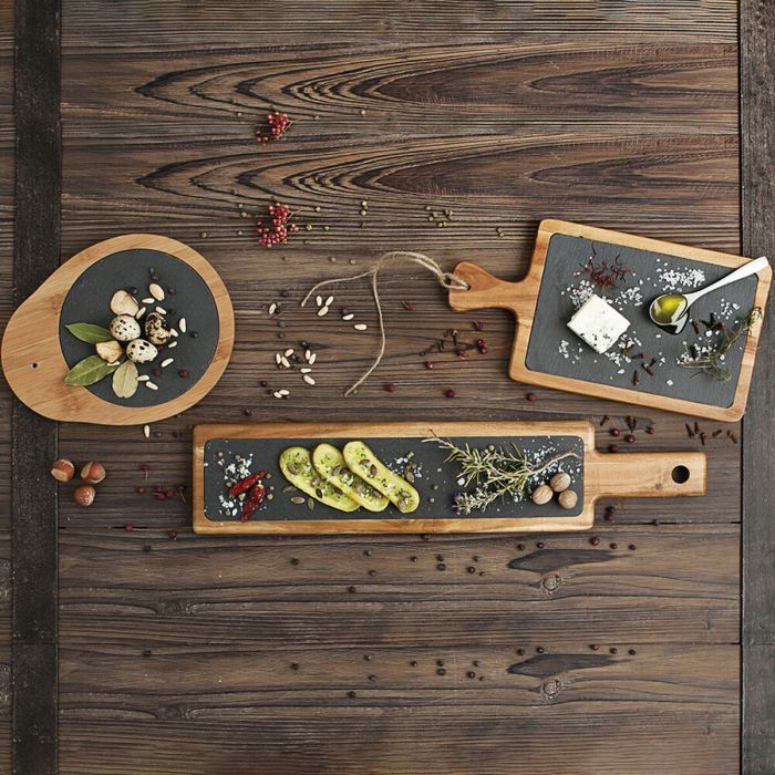 Plateau apéritif La Bouchée Aram 34 x 18 x 1,5 cm (6 Unités) (Pack 6x) 1 Plateau apéritif La Bouchée Aram 34 x 18 x 1,5 cm (6 Unités) (Pack 6x) 1