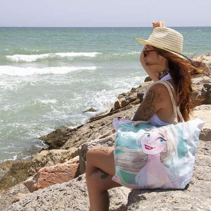 Sac de plage Frozen Bleu 5