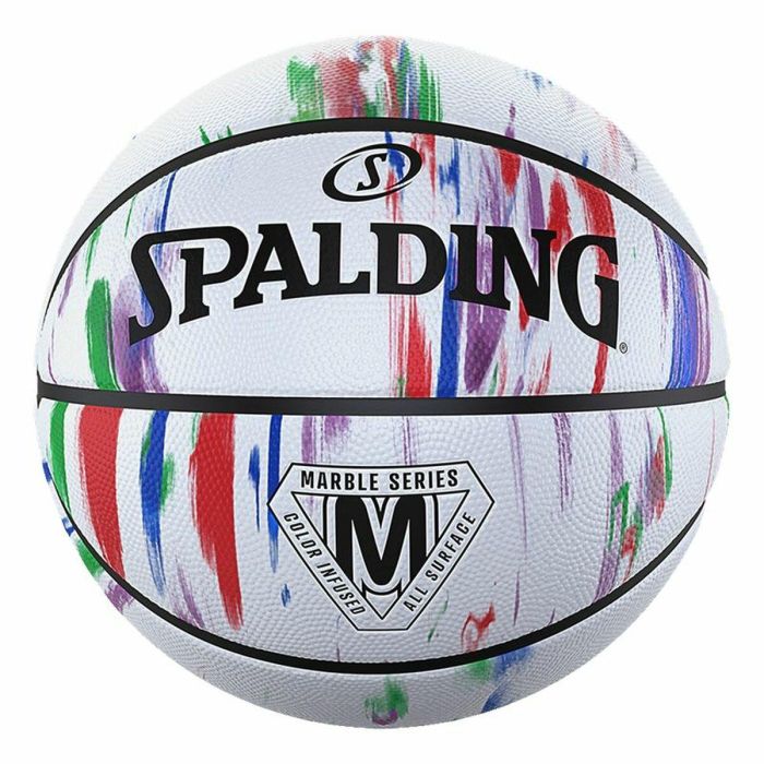 Ballon de basket Spalding Marble Series Blanc (Taille 7) 0 Ballon de basket Spalding Marble Series Blanc (Taille 7) 0