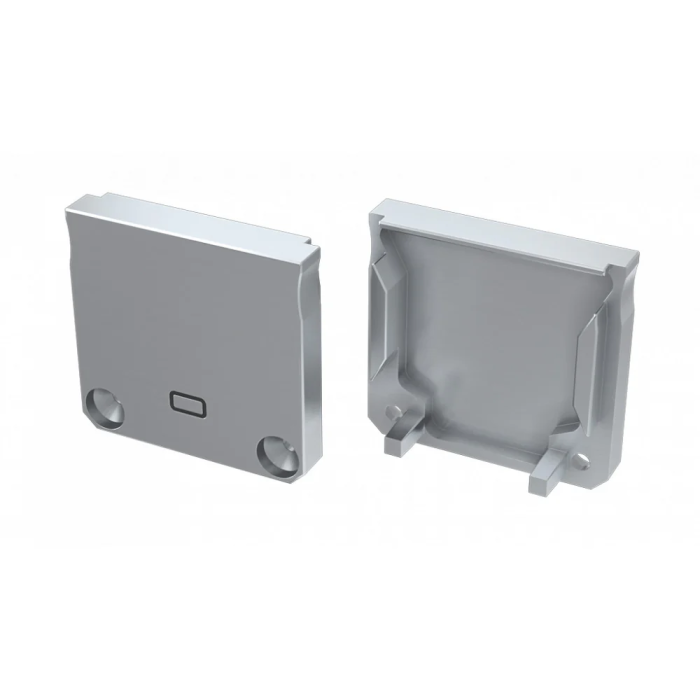 Bouchon de Finition de Profil en Aluminium Argenté - Type DILEDA 1 Bouchon de Finition de Profil en Aluminium Argenté - Type DILEDA 1