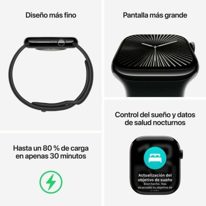 Montre intelligente Apple MWY13QL/A Argenté 1,96" 46 mm 18 Montre intelligente Apple MWY13QL/A Argenté 1,96" 46 mm 18