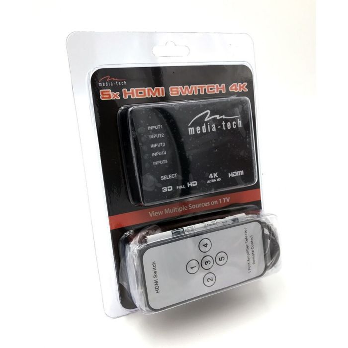 Switch HDMI Media Tech MT5207 Noir 1 Switch HDMI Media Tech MT5207 Noir 1
