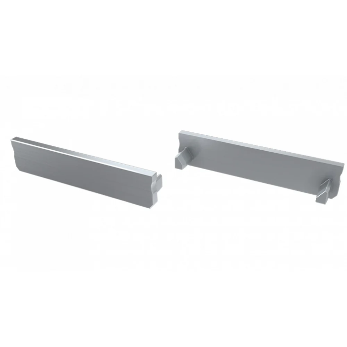 Bouchon de Finition pour Profil Type SOLIS en Plastique et Inox 6