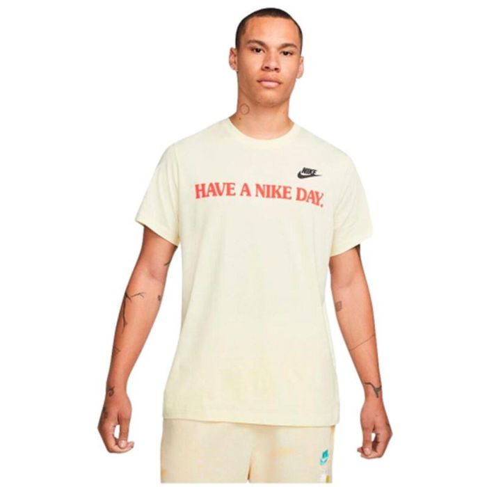 T-shirt à manches courtes homme Nike Have A Nice Day Beige