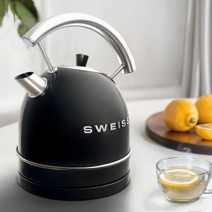 Bouilloire Sweiss KTL9 Noir Acier inoxydable 2200 W 1,8 L 6