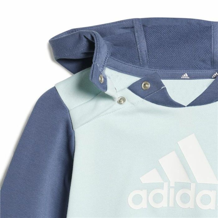 Ensemble de Sport pour Bébé Adidas Essentials Bleu 2 Ensemble de Sport pour Bébé Adidas Essentials Bleu 2