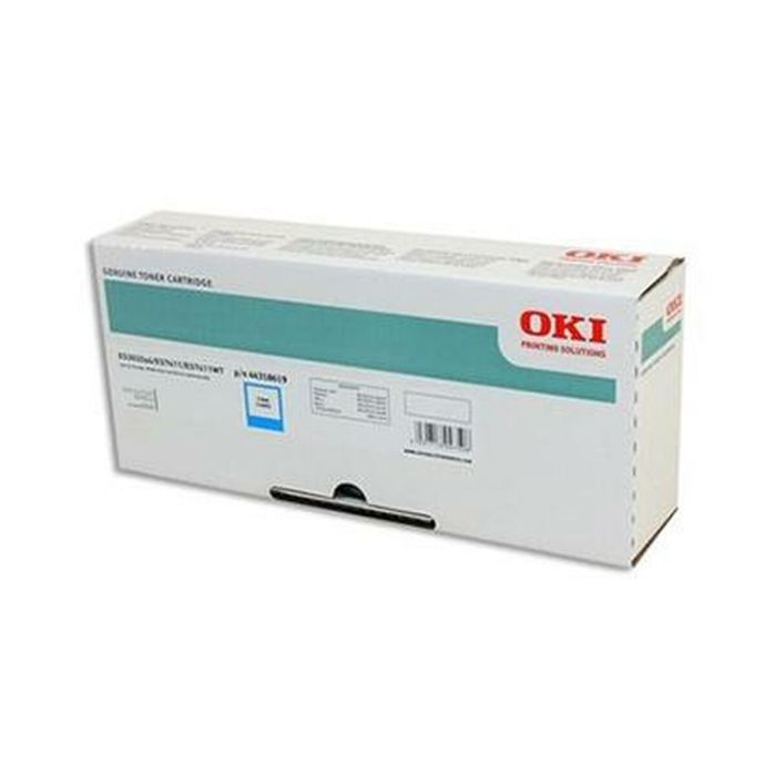 Toner OKI 44318619 Bleu Cyan 1