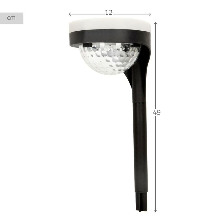 Set de bornes de jardin solaires Aktive 2 Pièces polypropylène 11 x 49 x 12 cm (4 Unités) 3