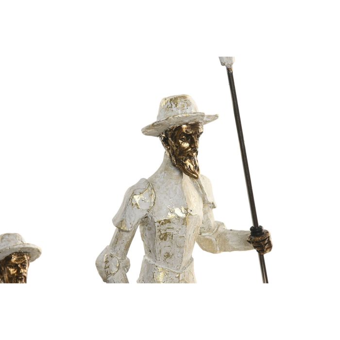 Figurine Décorative Home ESPRIT Blanc Doré 28,5 X 13 X 33 CM 3