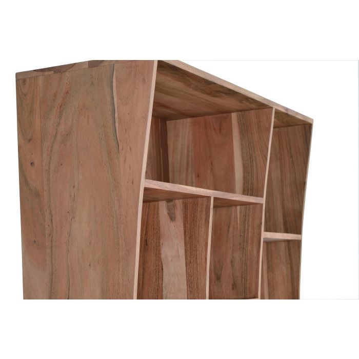 GINER Y COLOMER Bibliothèque en Bois d'Acacia Naturelle - 200 cm de Haut x 120 cm de Large - Meuble à Assembler avec Grand Espace de Rangement 2 GINER Y COLOMER Bibliothèque en Bois d'Acacia Naturelle - 200 cm de Haut x 120 cm de Large - Meuble à Assembler avec Grand Espace de Rangement 2