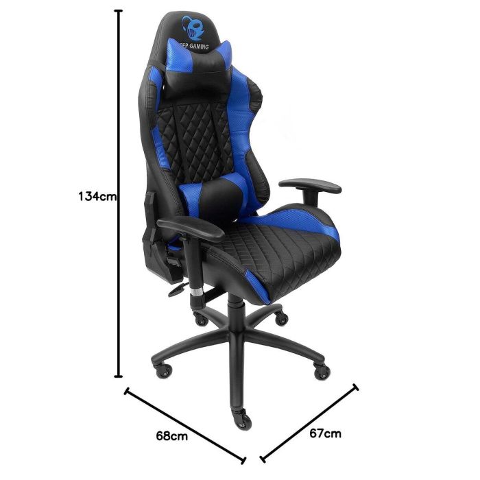 Chaise de jeu DEEP GAMING COO-DGMOB03 Bleu 18 Chaise de jeu DEEP GAMING COO-DGMOB03 Bleu 18