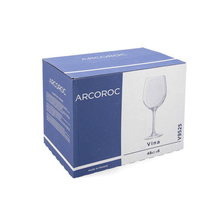 verre de vin Arcoroc Vina Transparent verre 480 ml (6 Unités) 1