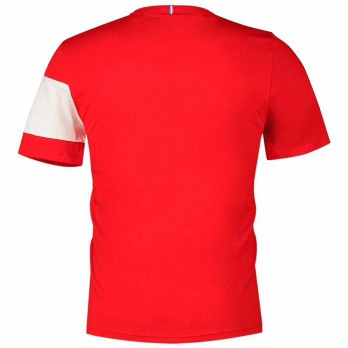 T-shirt à manches courtes unisex Le coq sportif N°2 Rouge 1