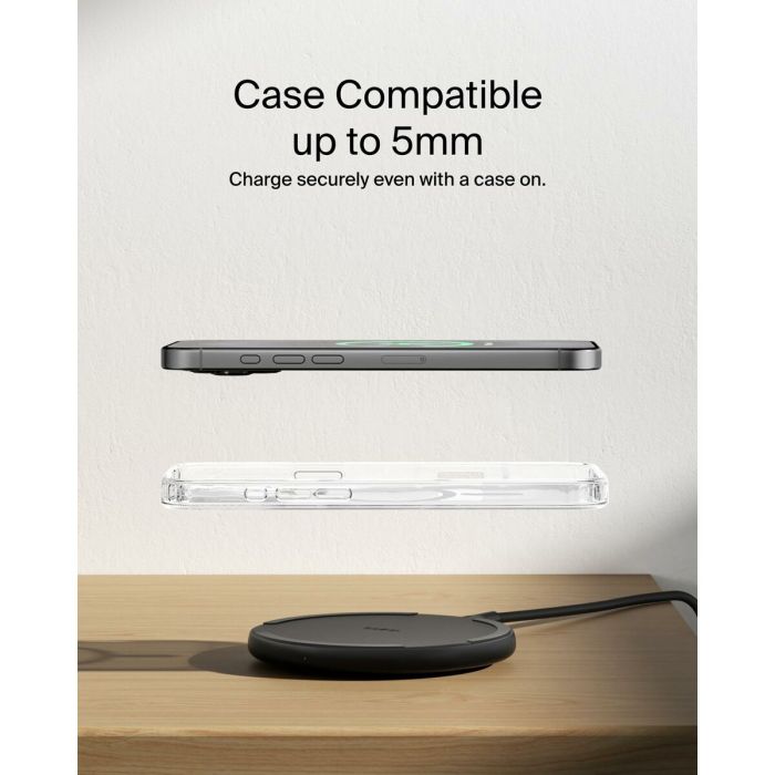 Chargeur sans fil Belkin WIA012HQBK Noir 15 W 4 Chargeur sans fil Belkin WIA012HQBK Noir 15 W 4