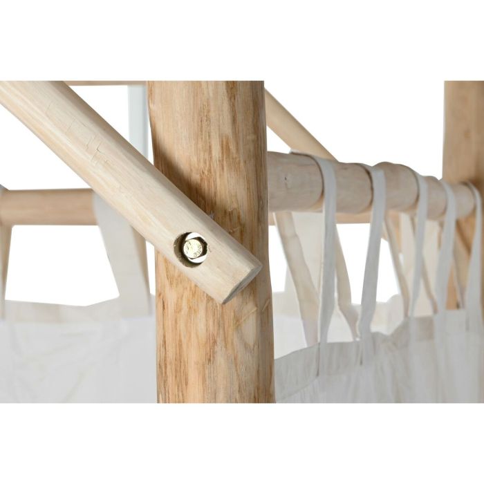 Lit de jardin DKD Home Decor Blanc Naturel 200 x 180 x 200 cm 8