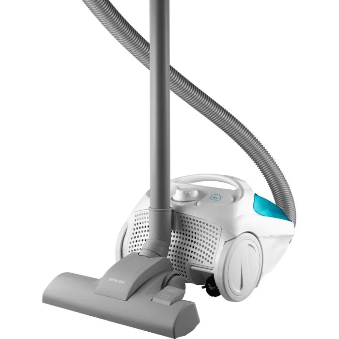 Sencor SVC 1015TQ - Aspirateur sans sac cyclonique 800W, filtre EPA E12, bac 1.5L et 7.5m de cable, pour sols durs et moquettes