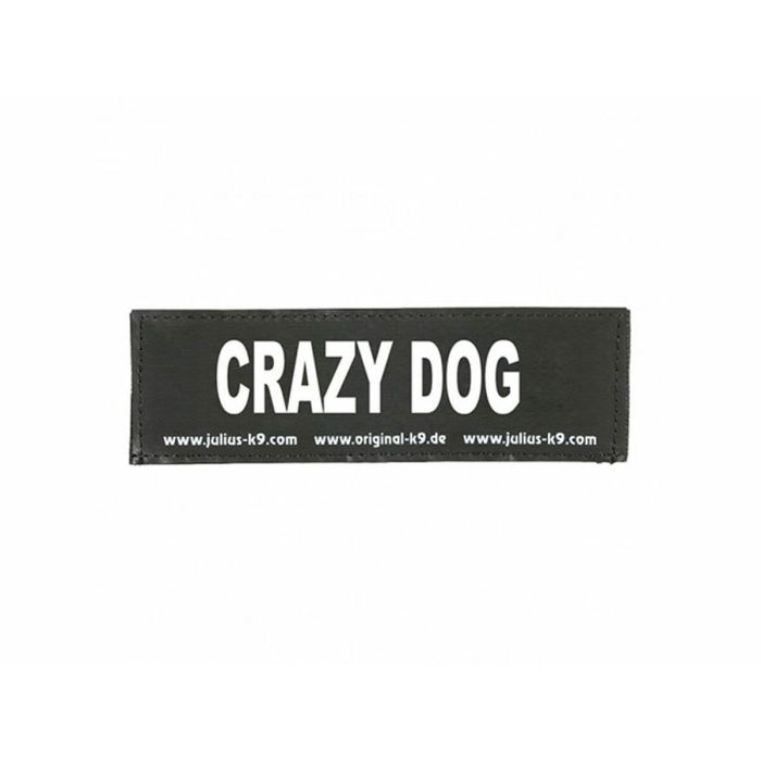 Étiquettes pour harnais Trixie CRAZY DOG L 0 Étiquettes pour harnais Trixie CRAZY DOG L 0